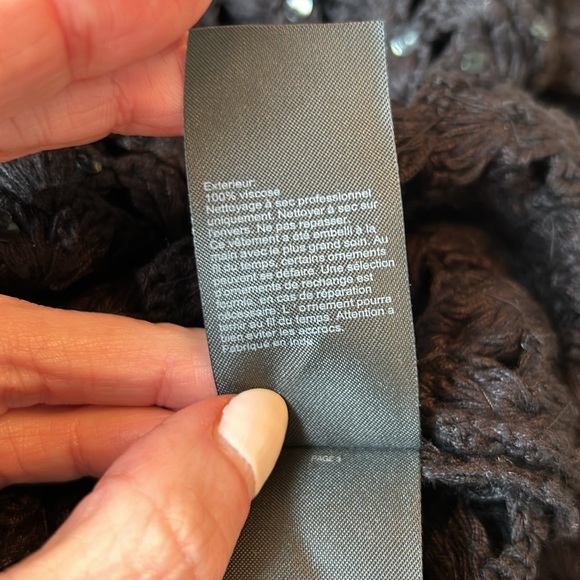 ALLSAINTS HAND EMBELLISHED SWEAT S-S - Picture 12 of 14